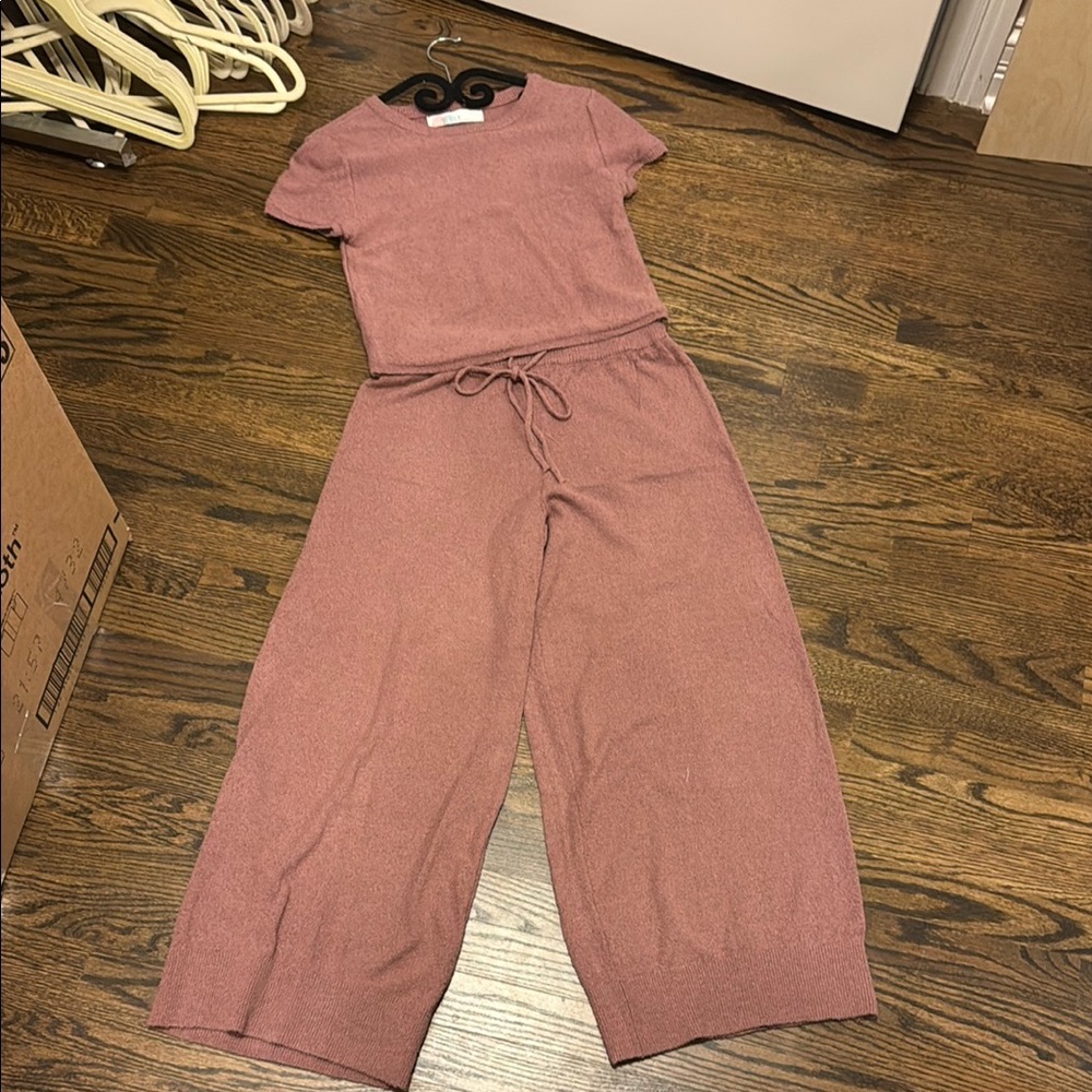 FP Beach Textured Knit Set